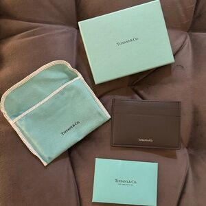 Tiffany & Co. Leather Good - Blac